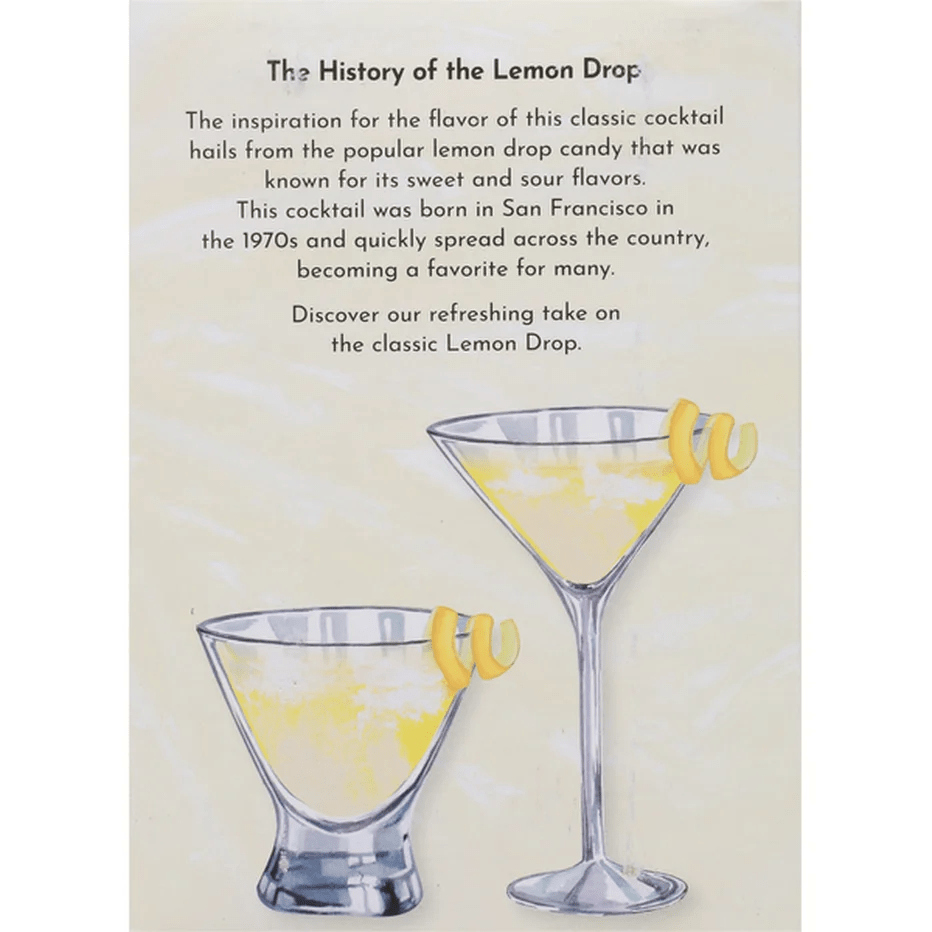Lemon Drop Cocktail - Ready to Drink - Under The Moon Cocktails
