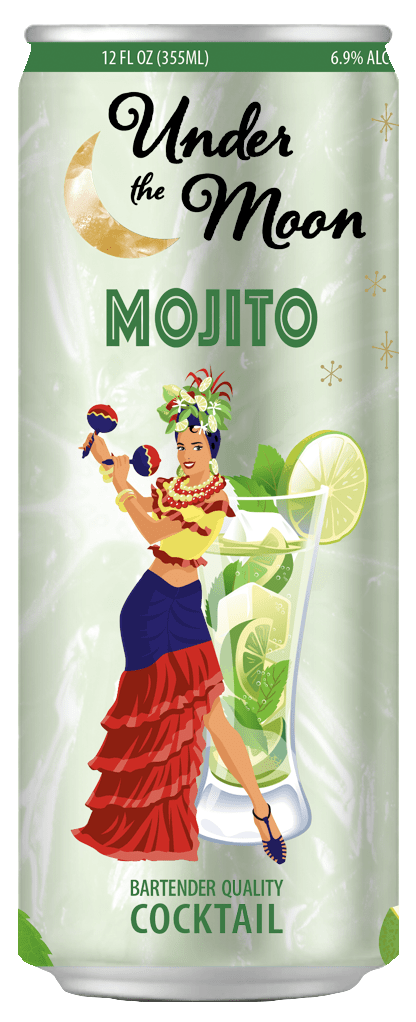 Mojito Canned Cocktail - Small Batch Excellence - Under The Moon Cocktails