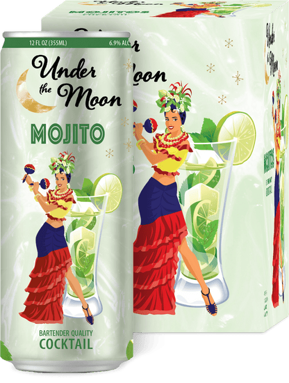 Mojito Canned Cocktail - Small Batch Excellence - Under The Moon Cocktails