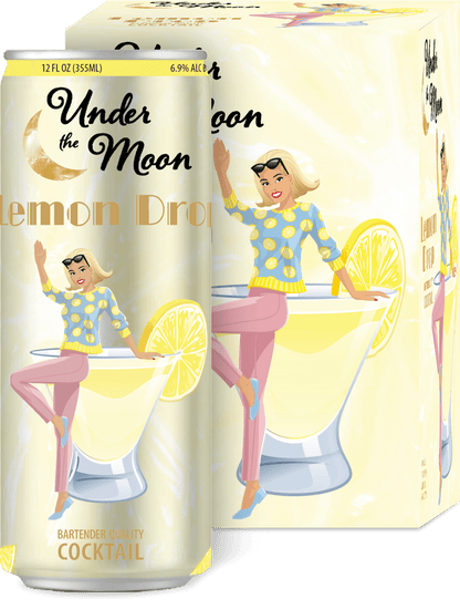 Lemon Drop Cocktail - Ready to Drink - Under The Moon Cocktails